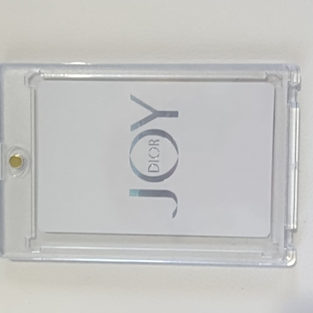 Dior JOY Playing Card in Clear Case